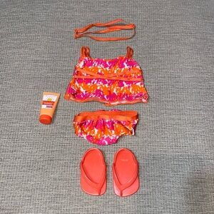 American Girl Bright and Splashy Tankini